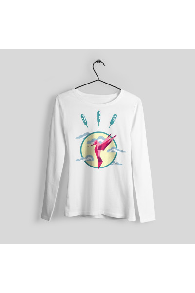 Brown bear printed sweater